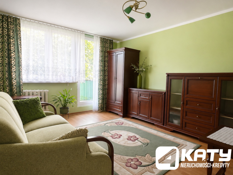 2 pokoje | 45 m² | 1. piętro | Jasne mieszkanie